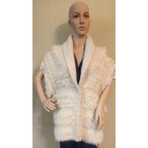 Anthropologie Shaggy Sweater Vest